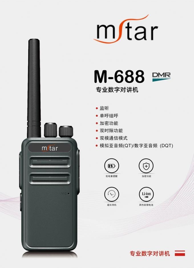 闵兴通M-688对讲机功能按键特写