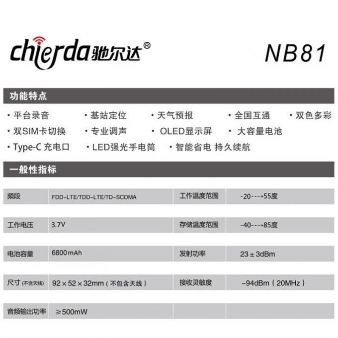 驰尔达NB81对讲机产品展示图2