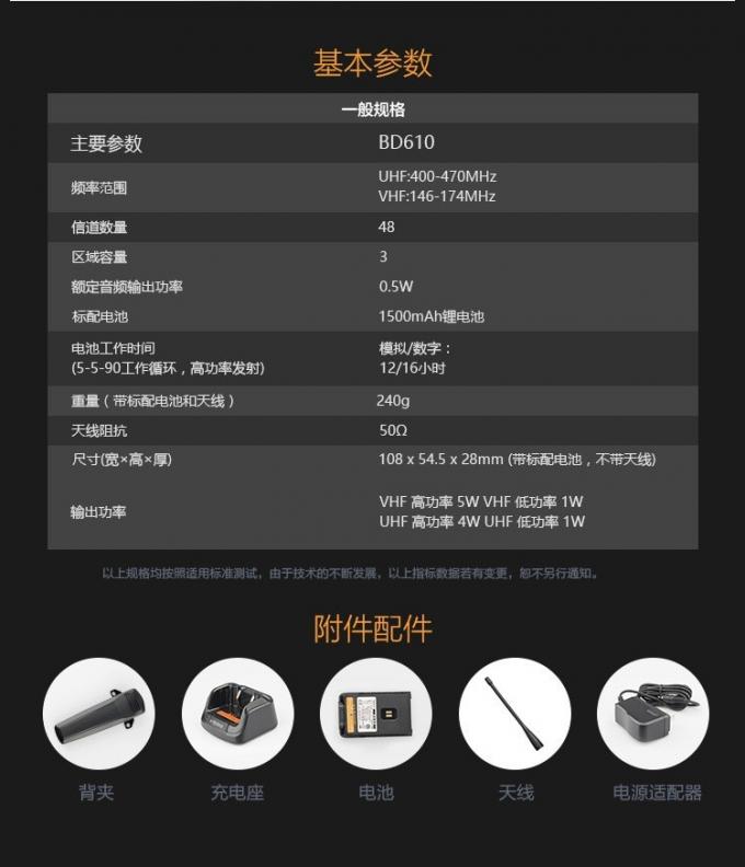 海能达BD610对讲机多人使用场景