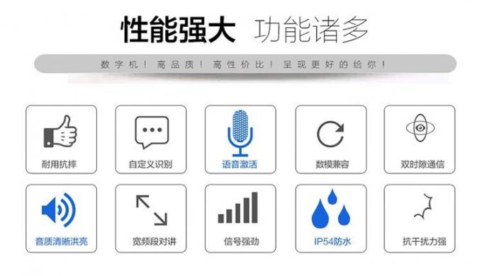 海能达BD500对讲机包装盒展示