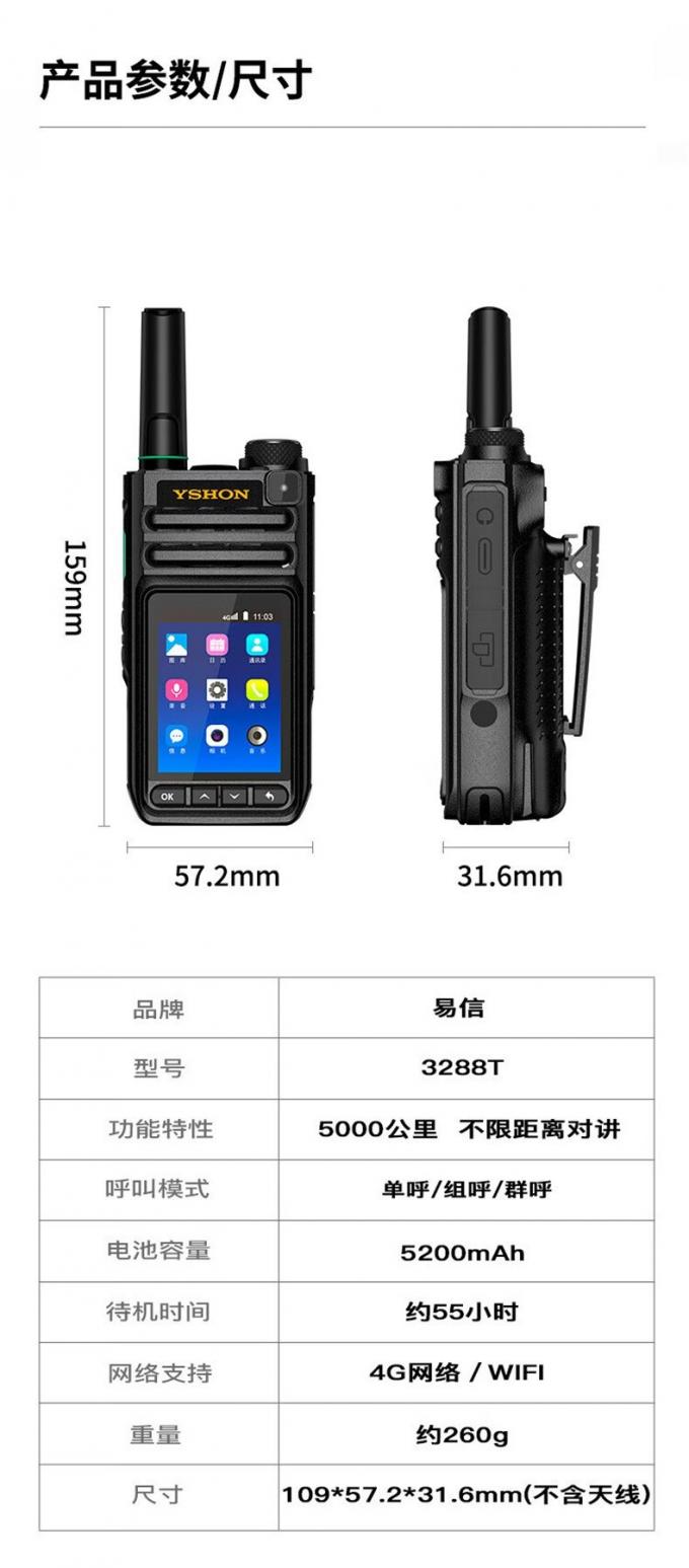 易信3288T对讲机功能标识