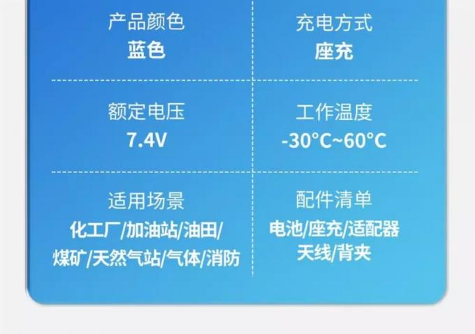 凯益星DP998EX防爆对讲机操作界面